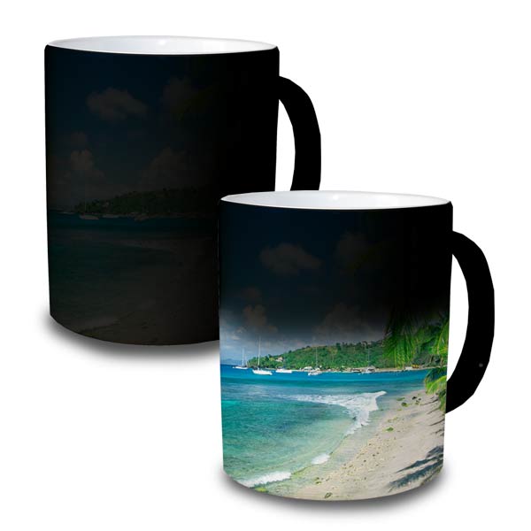 Custom Color Changing Mug, Heat Sensitive Photo Mug