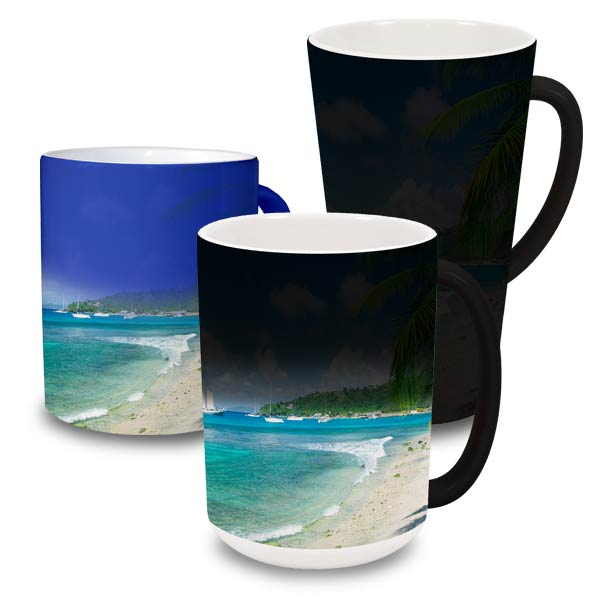 Custom mugs and Personalized mugs Big size Heat Sensitive Color Changing  Coffee Cup Personalized Mug 16OZ Latte Mug order online